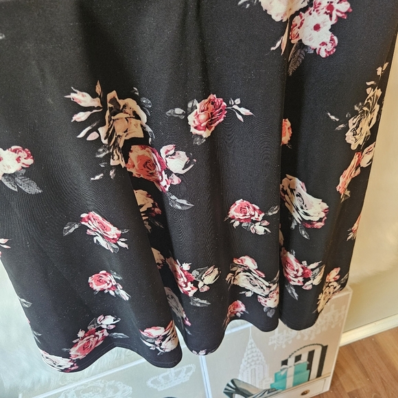 Forever 21 Floral Sleeveless Fit and Flare Skater Dress - Picture 5 of 6